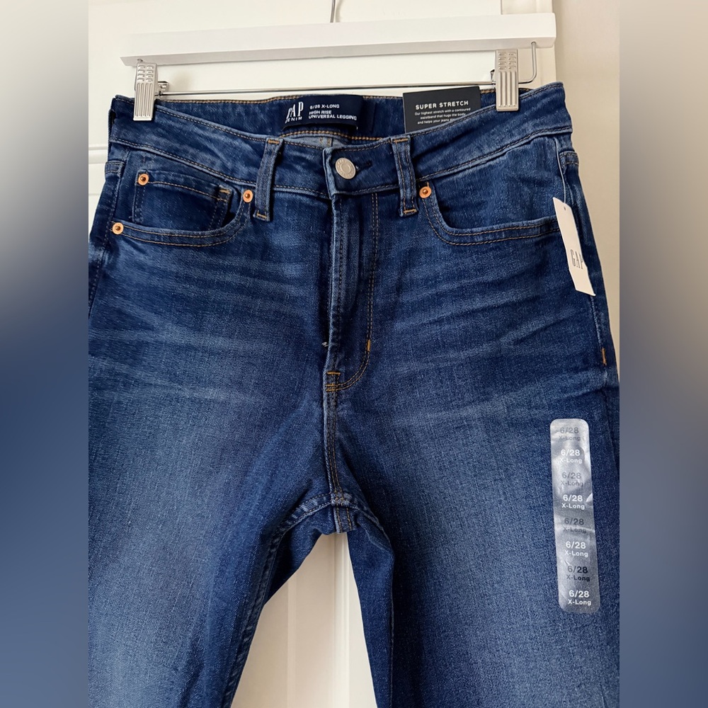 GAP Dark Blue High Rise Universal Leggings - Picture 4 of 5